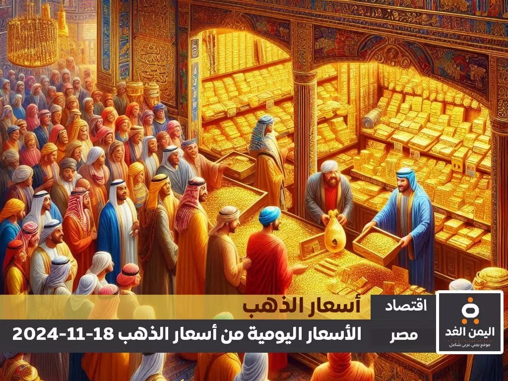 أسعار الذهب في مصر 18-11-2024 من سعر الجرام الذهب عيار 21 اليوم